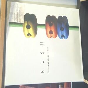 Rush "Different Stages" 4lp color vinyl box set